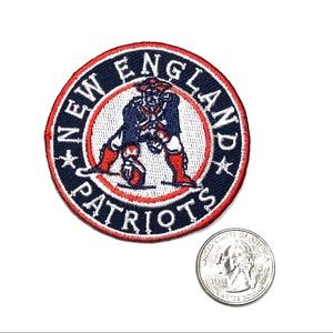 Patriots Patch Iron On NFL vtg New England DIY